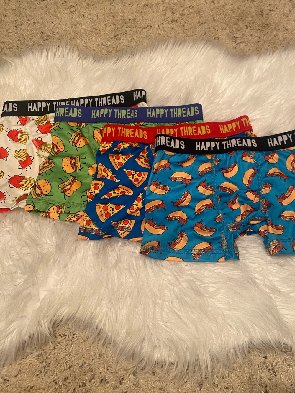 NWOT Marshalls Kids' Food-Print Boxer Briefs - S(6/7)